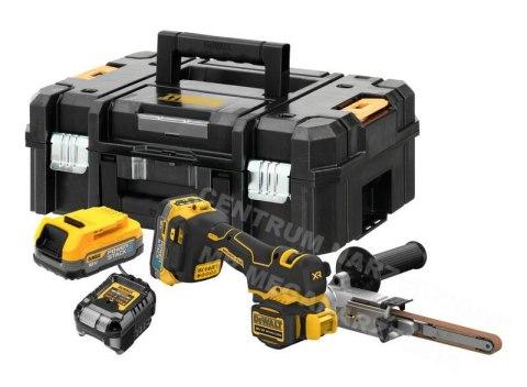 DEWALT Pilnik taśmowy 18V DCM200E2T 2x1,7Ah Powerstack Tstak