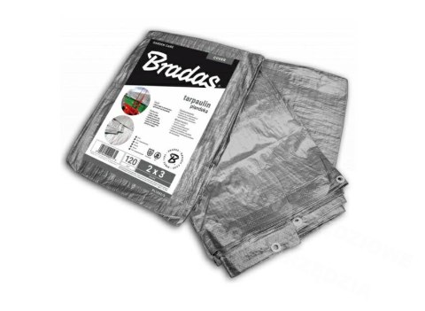 BRADAS Tarpaulin silver 120g 15 x 20m