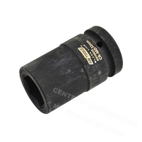 AWTOOLS Hex Impact Socket 1" Long 30mm BLACK LINE