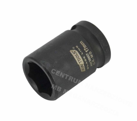 AWTOOLS Hex Impact Socket 1/2" Short 13mm BLACK LINE