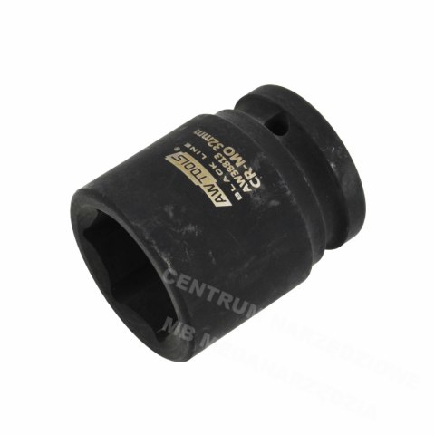 AWTOOLS Hex Impact Socket 3/4" Short 24mm BLACK LINE