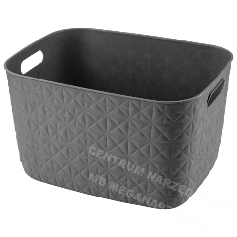 CURVER Basket XS dark grey Softex 3L