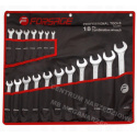 FORSAGE Set of 18 pcs. combination wrenches 8-32mm F-5181P