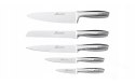 GERLACH Set of knives in a block of 5 pcs. modern black