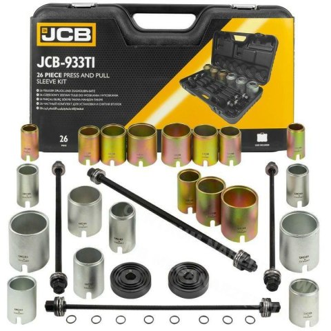 JCB Swingarm bush puller kit, bearings 26pcs.