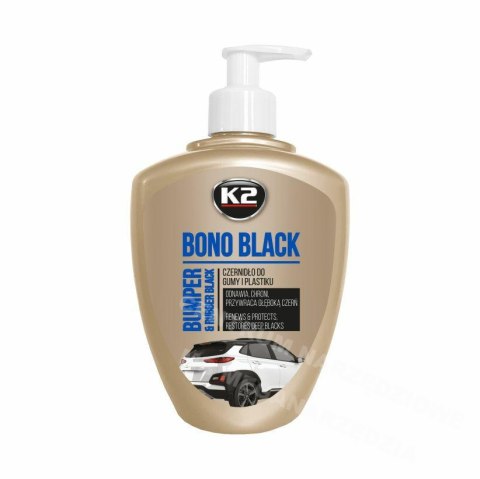 K2 Czernidło do odnawiania gumy i plastików bono black 500ml