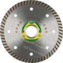 KLINGSPOR Tarcza diamentowa turbo 125mm x 1,4mm x 22,2mm SPEZIAL DT900FT, granit,kamionka