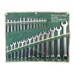 ROCKFORCE Set of 27 pcs. combination wrenches 6-36mm RF-5150R