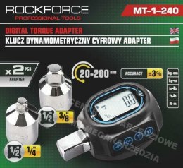 ROCKFORCE Adapter dynamometryczny elektroniczny 20-200Nm