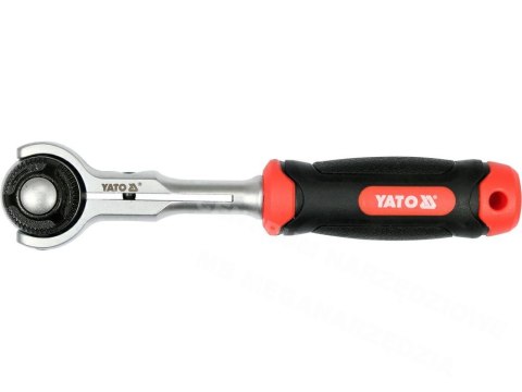 YATO Ratchet with 1/4" swivel head